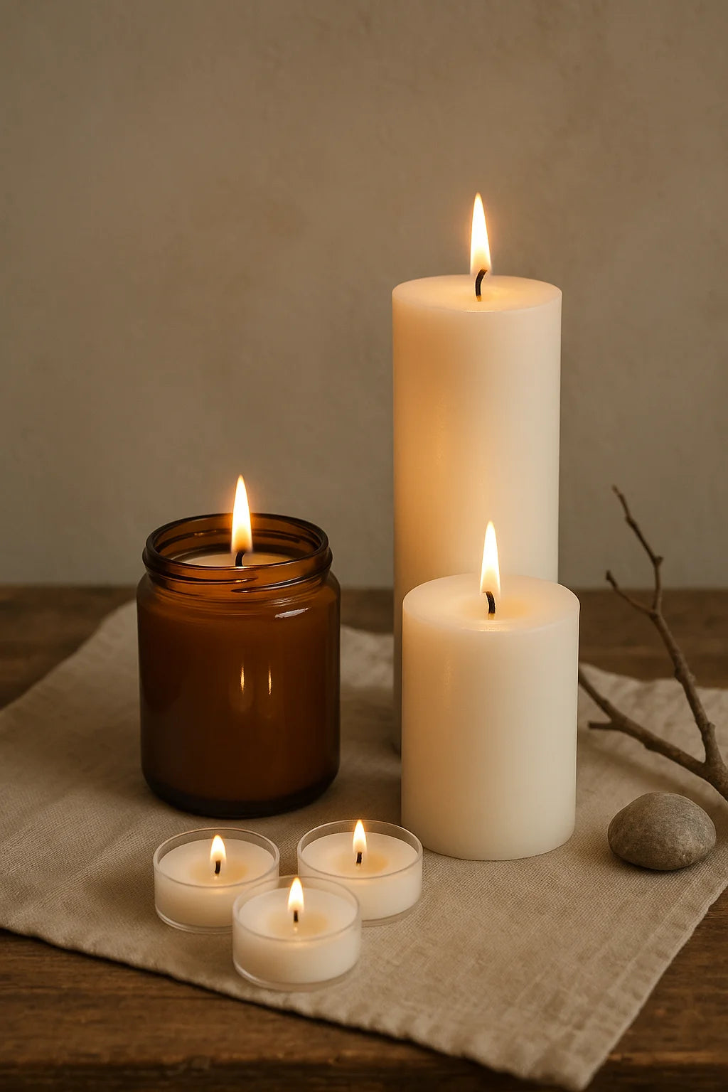 Silent Retreat – råhvid