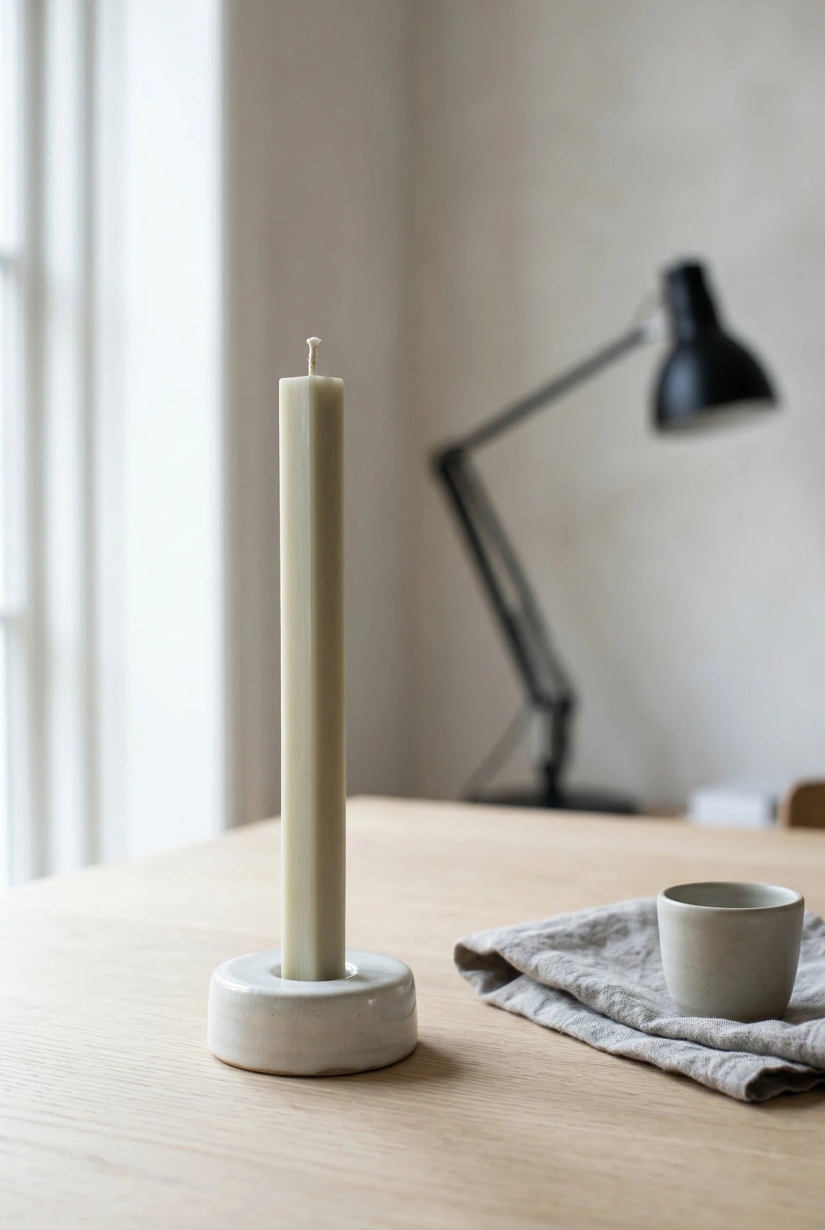 Planken – råhvid – 4 lys