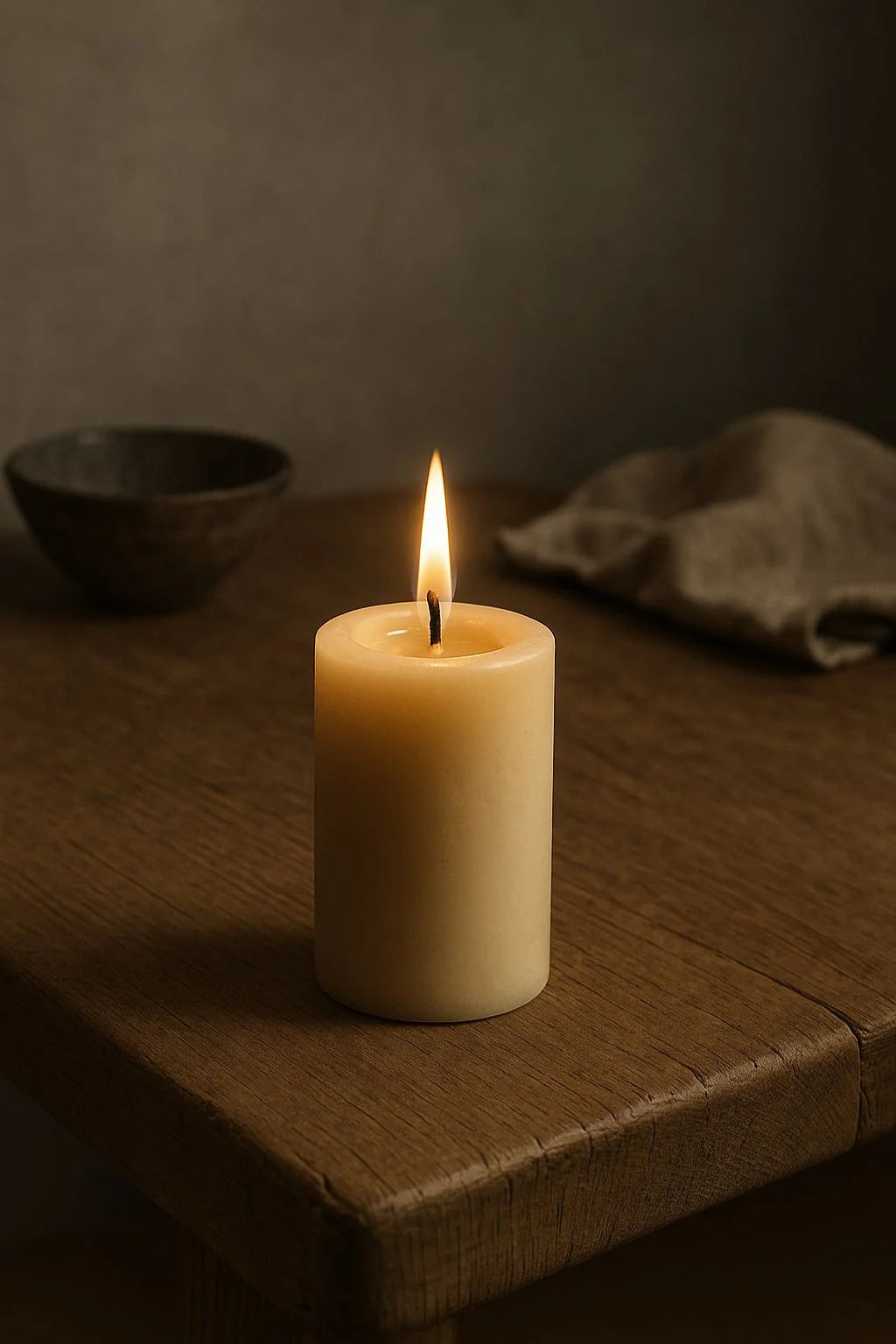 Silent Retreat – råhvid