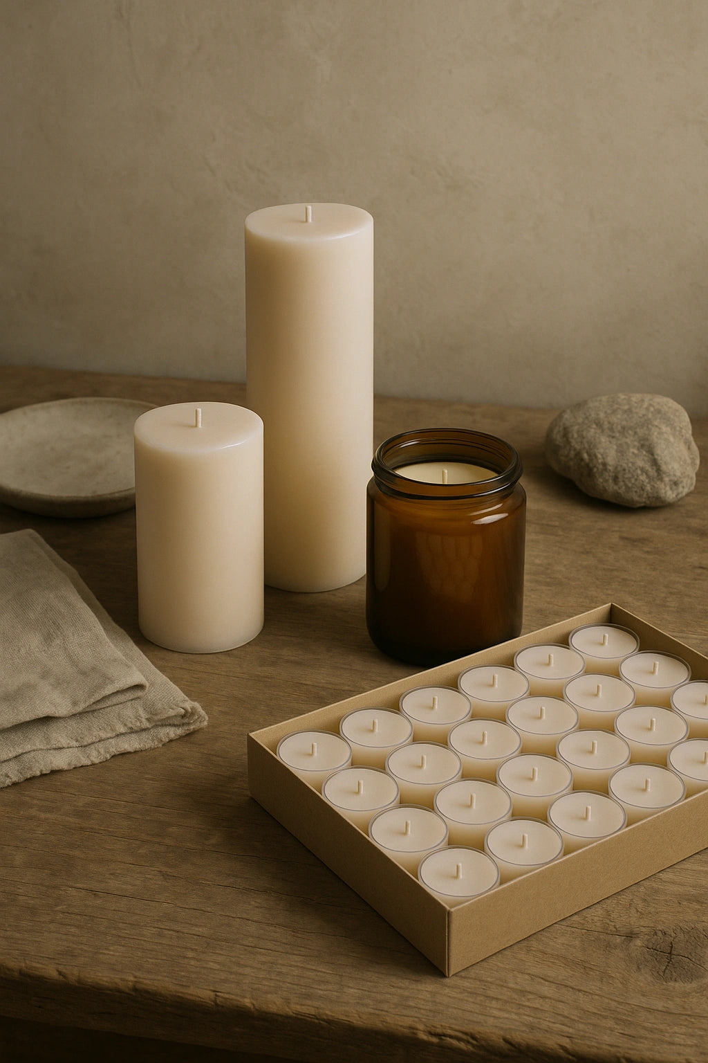 Silent Retreat – råhvid